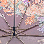 Зонт Три Слона 125 С 7178 (сатин) Цветочная композиция коричневый (сатин)