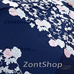 Зонт женский Три Слона 220 6463 Розы Синий (проявляющийся в дождь рисунок)