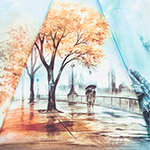 Зонт женский Zest 23955 86 Осень в Лондоне