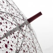 Зонт трость прозрачный Lulu Guinness L719 2878 Губы (Дизайнерский)