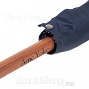 Зонт трость AMEYOKE M75-16B (02) Синий (в чехле)