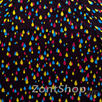 Зонт женский Fulton дизайнер SIMEON FARRAR E446 2448 Разноцветный Дождь