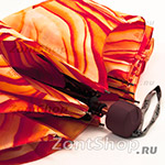 Зонт женский Zest 53516 4726 Абстаркция оранж