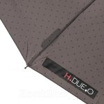 Зонт мужской H.DUE.O H621/GR (4) Серый, горох мелкий