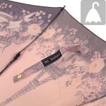 Зонт наоборот женский Три Слона 134 A/JS 13460 Весна в Париже (обратное закрывание, сатин)