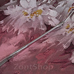 Зонт женский Zest 531827 2591 Цветы на розовом сиреневый