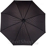Надежный с усиленным, стальным каркасом зонт трость мужской DOPPLER 74967 (9775) Геометрия Черный