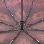 Зонт женский Три Слона 100 (O) 12234 Розовый этюд (сатин)