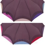 Зонт женский Три Слона L3110 B/S рюши мульти 12743 Сиреневый темный