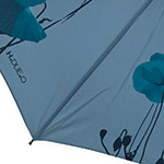 Зонт женский H.DUE.O H242 11385 Загадочные маки Голубой