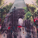 Зонт женский Zest 23625 5960 Париж зеленый