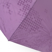Компактный облегченный зонт Три Слона L-4898 (C) 17908 Цветы бабочки Сиреневый