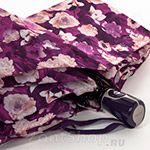Зонт женский Doppler 7441465 OD Odeur 9003 Бежевые цветы на фиолетовом