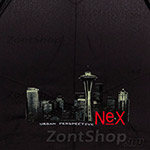 Зонт женский с фонариком Nex 33561 8526 Городские перспективы
