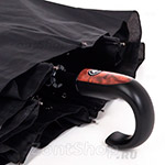 Зонт мужской с усиленным каркасом DOPPLER 72066 B Черный однотонный