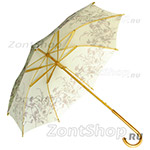 Зонт трость женский Fulton L740 2020 (Цветы Узоры) дерево ЭКО