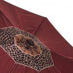 Зонт женский Doppler 7441465 CH 12294 Magic Fiber Chic Цветочное рандеву коричневый (сатин)