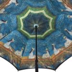 Зонт трость женский L847 3416 (National Gallery) Скифф П.Ренуар (двусторонний)