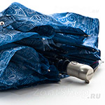 Зонт женский Doppler 74660 FGA Art Deco 7350 Орнамент синий (cатин)