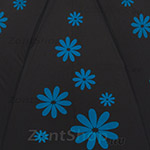Зонт трость женский H.DUE.O H404 F 11506 Ромашки голубые