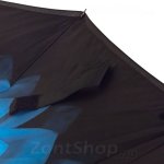Зонт трость наоборот женский Ame Yoke L-59 (01) 13056 Цветочная лазурь