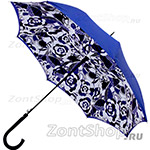 Зонт трость женский Fulton L754 2771 Ретро Цветы (двусторонний)