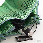 Зонт Doppler 730165 G Graphic 8445 Горошины зеленый