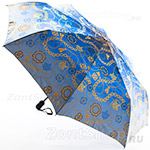 Зонт женский Doppler 74660 FGC Chain 7573 Цепочки Светло-синий (сатин)