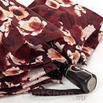 Зонт женский Doppler 7441465 OD Odeur 9001 Бежевые цветы на коричневом