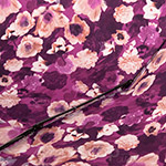 Зонт женский Doppler 7441465 OD Odeur 9003 Бежевые цветы на фиолетовом