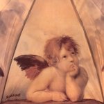 Зонт трость женский Doppler 74157 R Art Collection Raphael Angel (коллекционный)