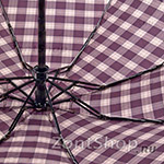 Зонт женский Zest 54912 Клетка 6062 Бежевая полоса