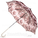Зонт трость женский Fulton L600 1916 Бежевый с цветами