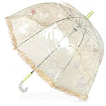 Зонт детский прозрачный Airton 1651 11543 рюши Ажурный желтый