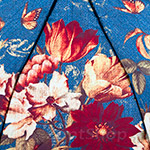 Зонт женский Zest 23955 7644 Цветы на Синем