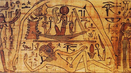 зонт в древнем Египте