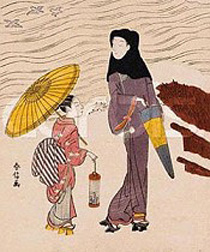 зонт в древнем Китае