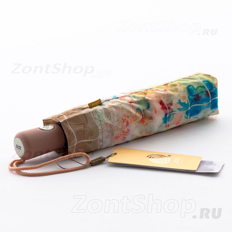 Зонт женский Zest 23845 6976 Цветочная композиция