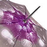 Зонт трость женский Prize 165 10076 Одуванчики фиолетовый
