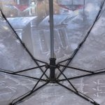 Зонт AMEYOKE OK50 (5996) Влюбленные под дождем
