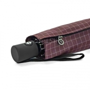 Зонт AMEYOKE OK55-CH (24) Клетка, Бордовый