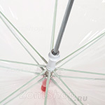 Зонт трость женский прозрачный Fulton Lulu Guinness L719 3079 Губы (Дизайнерский)