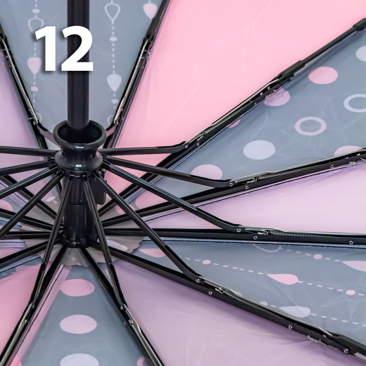 Зонт Три Слона L-3121 (D/25) 18760 Горошины, Розовый