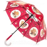 Зонт детский прозрачный Torm 14801 13093 Аниме красный