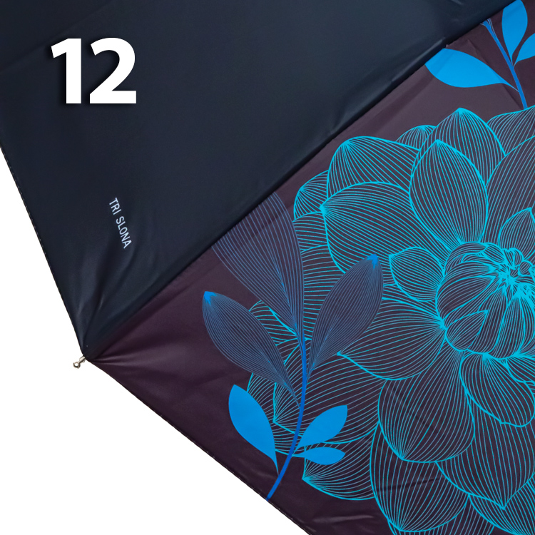 Зонт Три Слона L-3121 (C/25) 18755 Цветы, Синий
