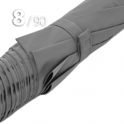 Зонт трость Ame Yoke L90-STORM (03) Серый, очень большой купол, воздушный клапан, чехол на лямке