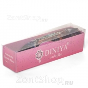 Зонт женский Diniya 116 (17184) Капли Фиолетовый (сатин)