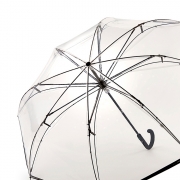 Зонт трость наоборот женский Fulton L911 004 Прозрачный