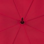 Зонт трость женский Fulton Lulu Guinness L723 2550 Diagonal Stripe Красный двусторонний