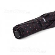 Зонт женский DripDrop 988 17515 Черный Красный горох